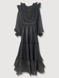 ROBE NOIRE EN ORGANZA