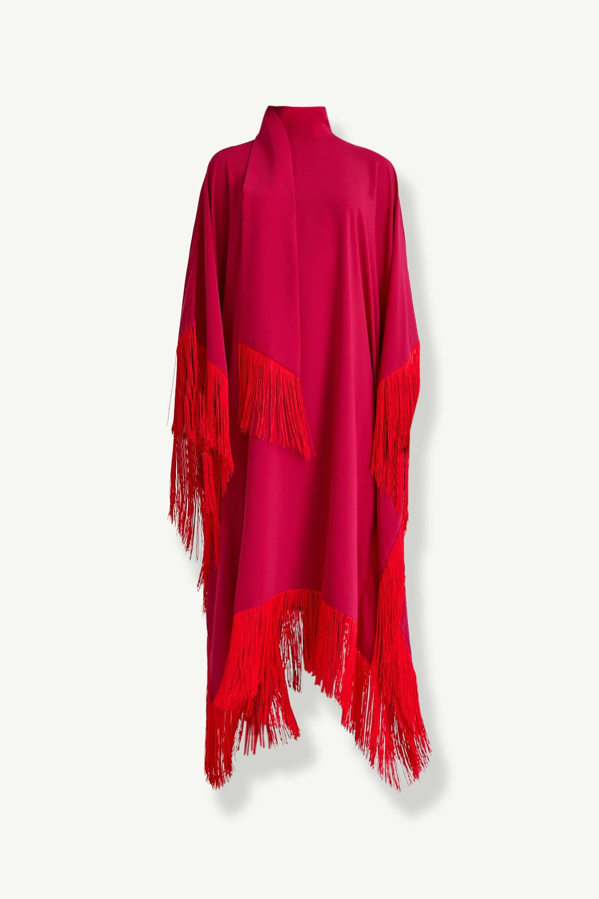 DRESS FRINGES - FUCSIA & RED