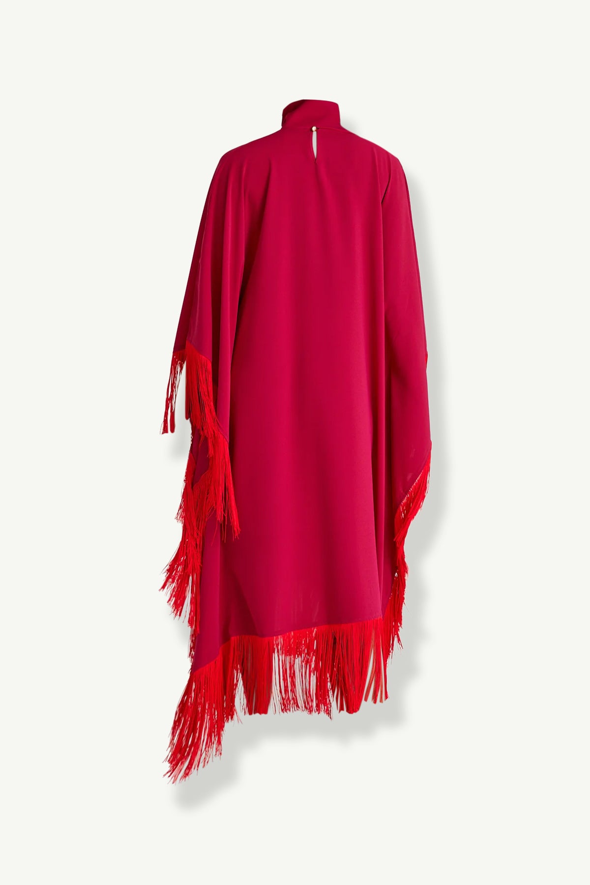 DRESS FRINGES - FUCSIA & RED